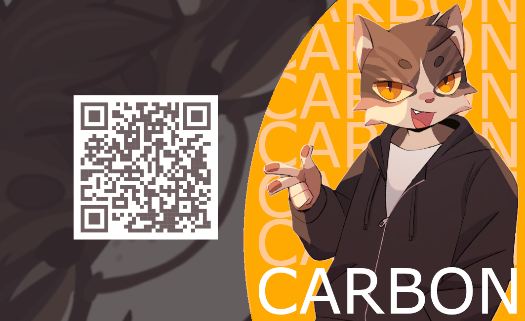 Carbon Card Front Design